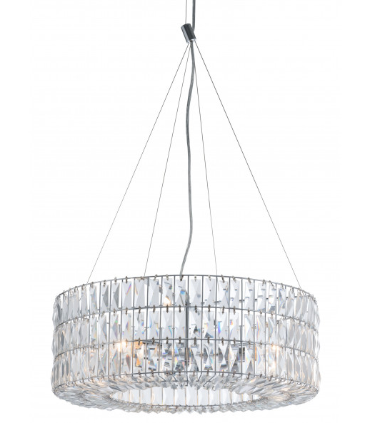 Zuo® Modern Jena Chrome Ceiling Lamp-0