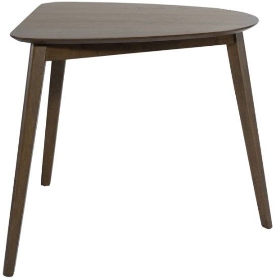 Liberty Furniture Space Savers Satin Walnut Triangle Dining Table-0