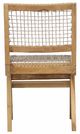 Dovetail Furniture Margit Natural Wooden/Rattan Outdoor Dining Chair-4