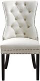 Meridian Furniture Nikki Cream Dining Side Chair-1