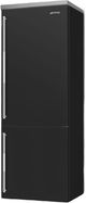 Smeg Professional 28" 16.28 Cu. Ft. Matte Black Bottom Freezer Refrigerator-3