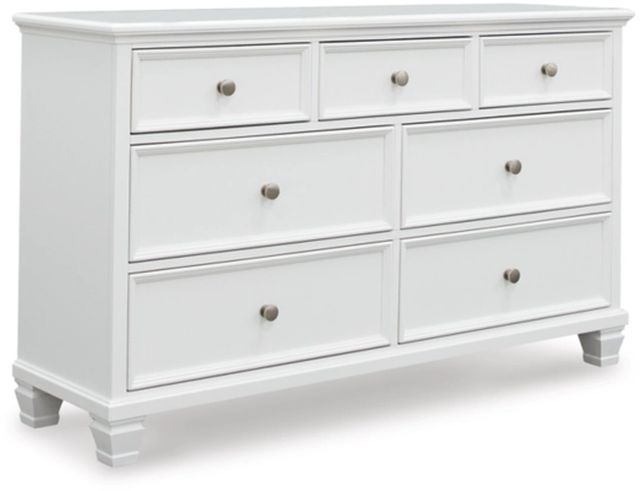 Signature Design by Ashley® Fortman 3-Piece White King Panel Bedroom Set-6