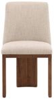 Dovetail Furniture Alistair Light Warm Wash/Sand Dining Chair-2