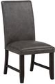 Coaster® Averill 7-Piece Dark Gray/White Dining Table Set-4