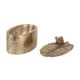A & B Home Antique Gold 6" Trinket Box-1