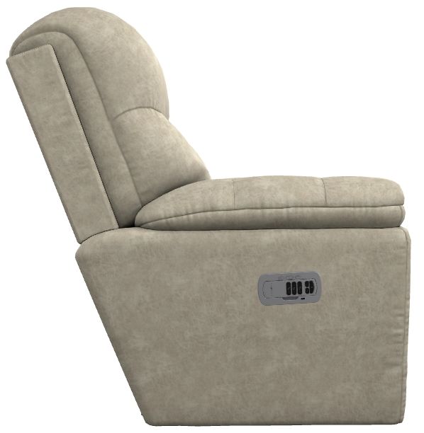 La-Z-Boy® Morrison Stucco Power Rocking Recliner with Headrest-3