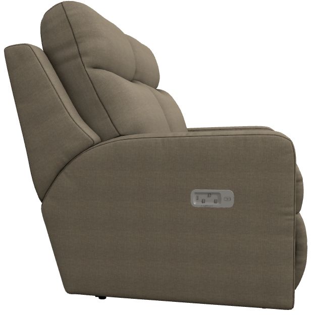 La-Z-Boy® Emmons Bridle Power Reclining Loveseat with Headrest and Lumbar-3