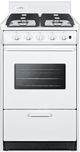 Summit® 20” White Freestanding Gas Range with Glass Window-0