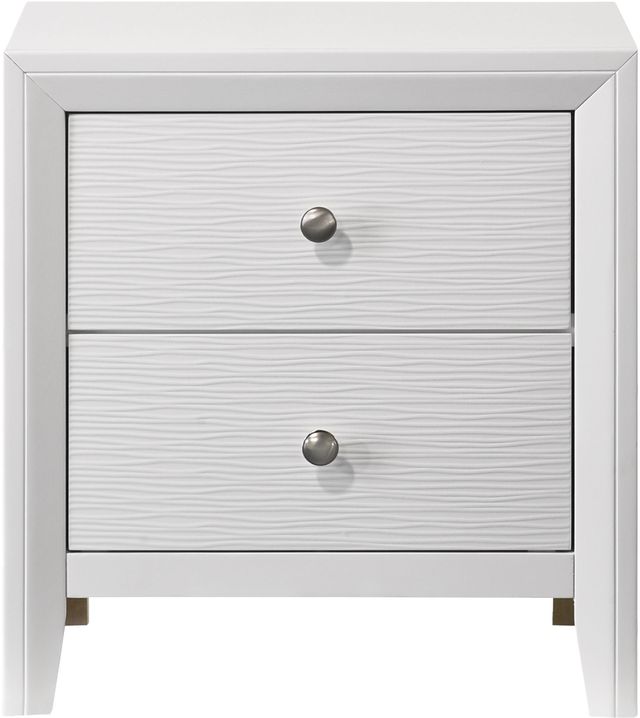 Crown Mark Evan White Nightstand-3