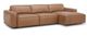 VIG Furniture Modrest Cambria 2-Piece Cognac Right-Arm Facing Sofa Sectional and Chaise-0