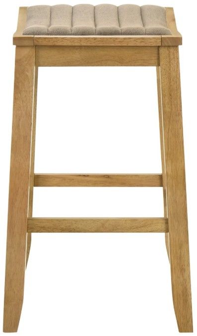 Armen Living Iyani Amber Glow/Twilight Taupe Counter Stool-2