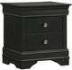 American Wholesale Furniture Porter Black Nightstand-0