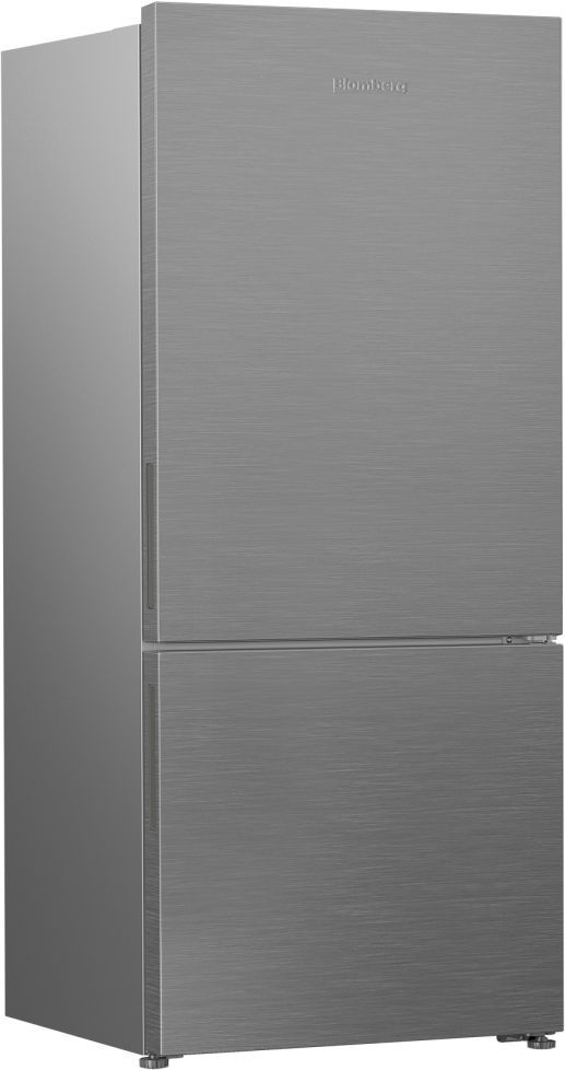 Blomberg® 30 in. 16.1 Cu. Ft. Stainless Steel Counter Depth Bottom Freezer Refrigerator-2