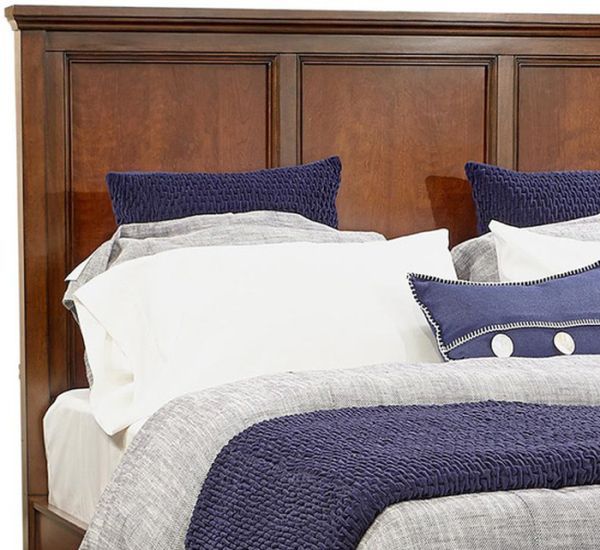 aspenhome® Cambridge Brown Cherry King Panel Storage Bed-1