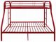 ACME Furniture Tritan Red Twin Over Full Youth Bunk Bed-1