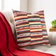 Surya Callie Bright Blue 22"x22" Toss Pillow with Down Insert-2