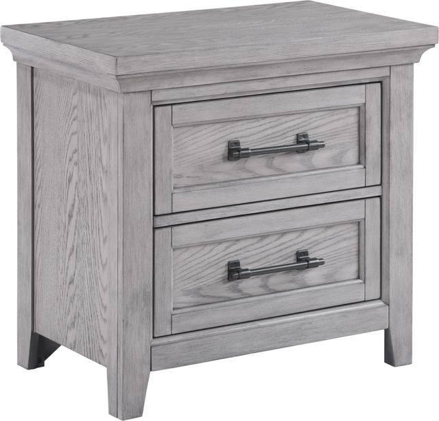 Crown Mark Beckett Light Gray Nightstand-0