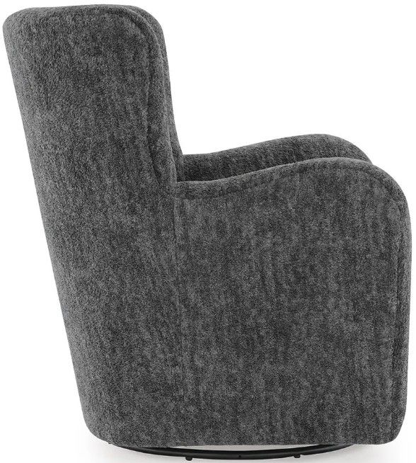 Signature Design by Ashley® Rowenburg Heather Charcoal Swivel Glider Accent Chair-3