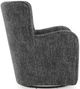 Signature Design by Ashley® Rowenburg Heather Charcoal Swivel Glider Accent Chair-3