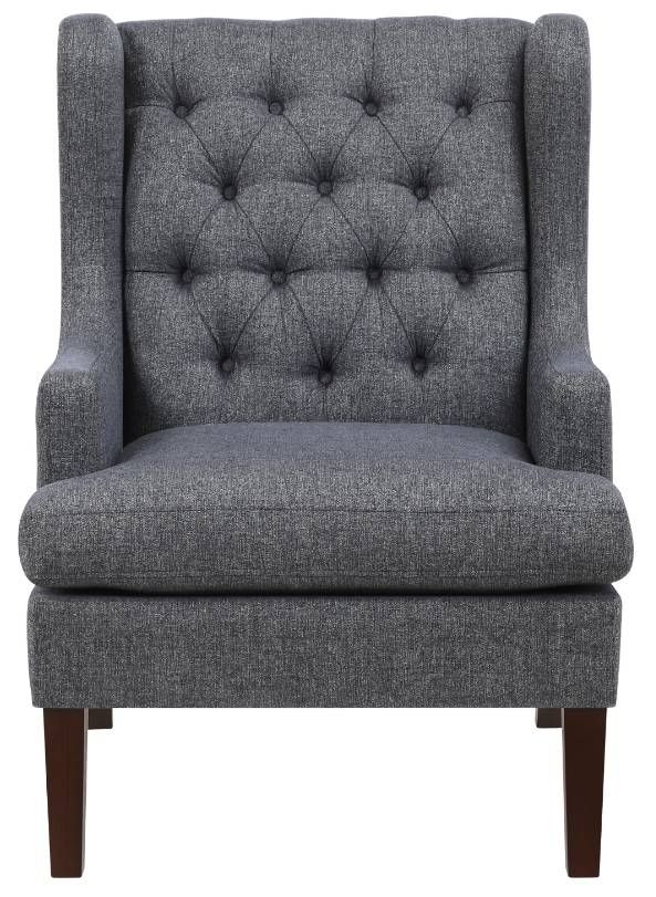 Homelegance® Quent Charcoal Accent Chair-2