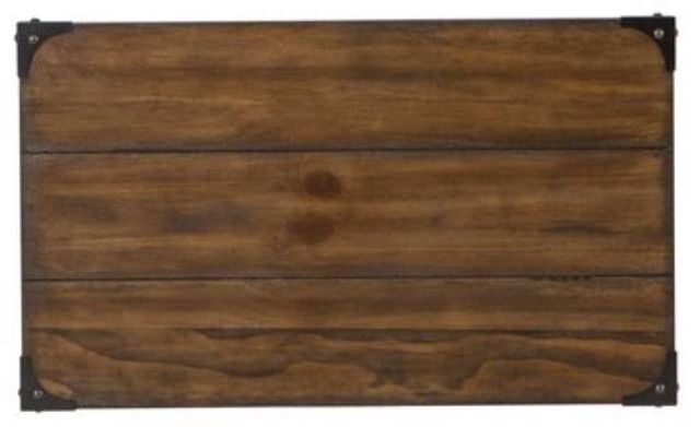 Liberty Furniture Aspen Skies Weathered Brown Chair Side Table-3