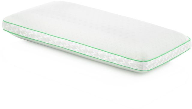 Malouf® Sleep Z® Zoned Dough® Peppermint Standard Pillow-3