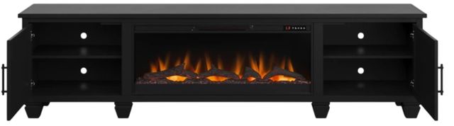 Legends Home Real Cozy Liberty Seal Skin/Whiskey 95" Fireplace Console-3