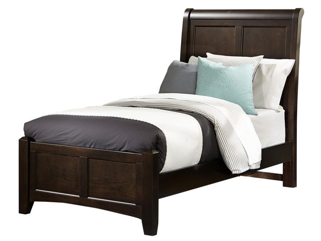 Vaughan-Bassett Bonanza Merlot Twin Sleigh Headboard-2