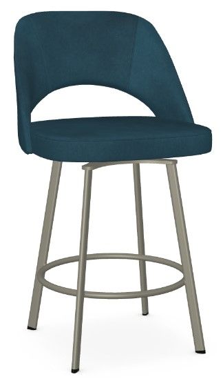 Amisco Customizable Scarlett Swivel Counter Stool-0