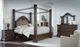 Signature Design by Ashley® Maylee Dark Brown Queen Canopy Bed-4