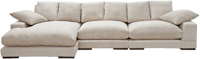Moe's Home Collection Plunge 3-Piece Cappuccino Large L-Shaped Sectional and Reversible Chaise-1