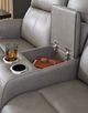 Signature Design by Ashley® 5Z-Comfort Coin Power Reclining Loveseat with Console and Adjustable Headrest-3