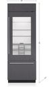 Sub-Zero® Classic Series 30" 17 Cu. Ft. Panel Ready Right Hinge Built-In Bottom Freezer Refrigerator with Glass Door-3