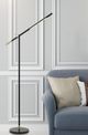 Cal® Lighting & Accessories Virton Black Floor Lamp-1