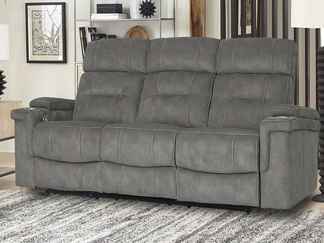 Parker House® Diesel Cobra Gray Power Reclining Sofa-3
