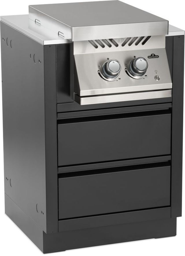 Napoleon OASIS® 24" x 24" Stainless Steel Countertop with 12" Burner Cutout-3