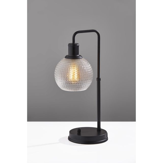 Adesso® Barnett Black Globe Table Lamp-1