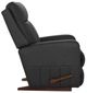La-Z-Boy® Finley Onyx Leather Manual Rocking Recliner-3