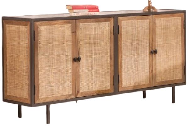 Jaipur Furniture Adrian 4-Door Natural Cabinet-0