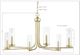 Forty West Fillmore Gold Chandelier-1