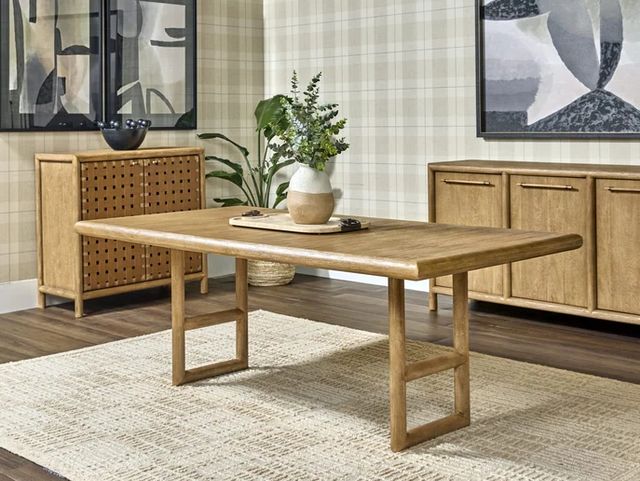 Modus Furniture Dorsey Granola Rectangular Dining Table-1