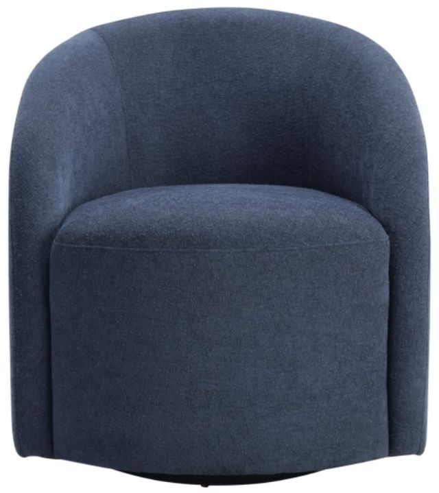 Homelegance® Dalhart Blue Swivel Chair-2