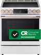 LG Studio 30" Essence White Slide In Induction Range-1