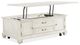 Magnussen Home® Newport Alabaster Cocktail Table with Casters-2
