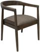 International Furniture Direct Natural Teca Brown/Gray Arm Chair-0