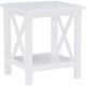 Linon Dover Antique White End Table-0