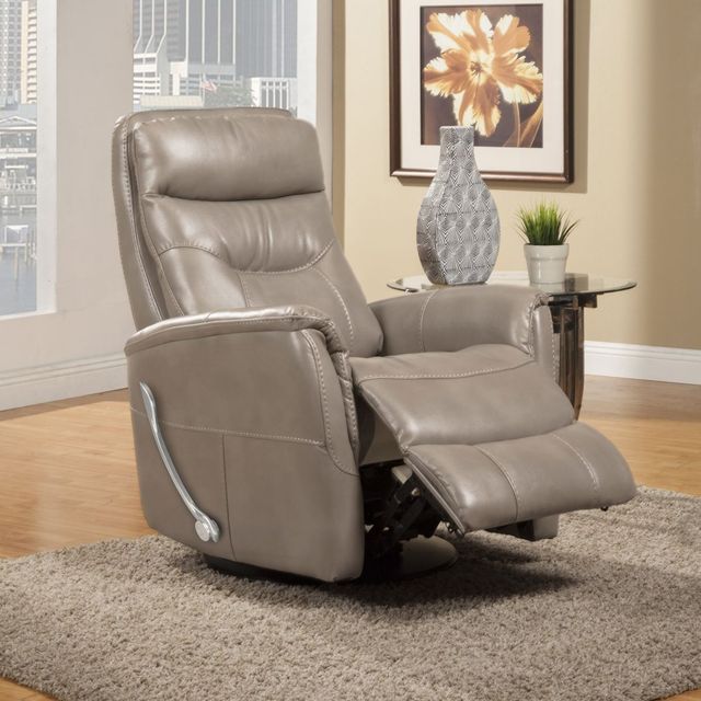 Parker House® Gemini Linen Manual Swivel Glider Recliner-1