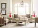 American Drew® Lenox Capri Glass Top End Table with Brassy Champagne/Cream Drawered Base-1