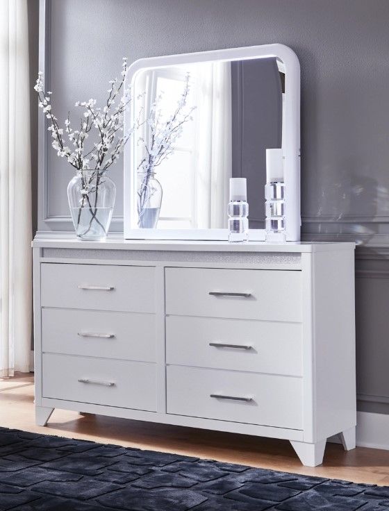 Signature Design by Ashley® Jarlee White Dresser and Mirror-3