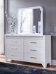 Signature Design by Ashley® Jarlee White Dresser and Mirror-3
